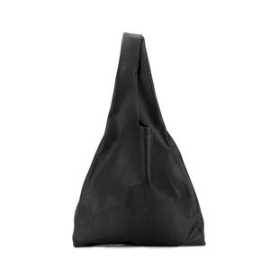 BAGGU : Black Leather Market Bag